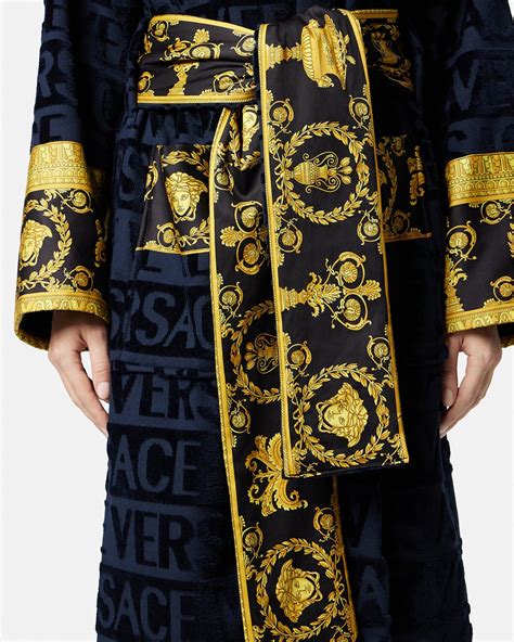 versace baroque nero|versace baroque bathrobe.